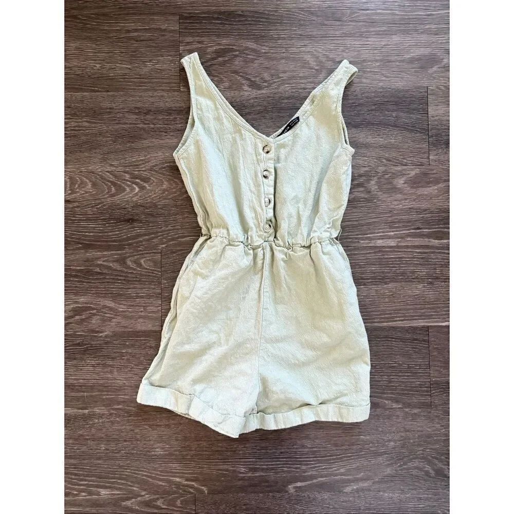 SHEIN Mint Green Romper Size XS